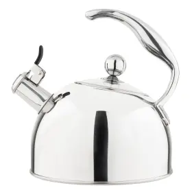 Viking 840595107384 Culinary 3-ply Stainless Steel Whistling Tea Kettle 2.6 Quart Includes Temp