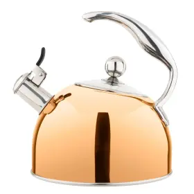 Viking 840595107841 Culinary 3-ply Stainless Steel Whistling Tea Kettle 2.6 Quart Includ