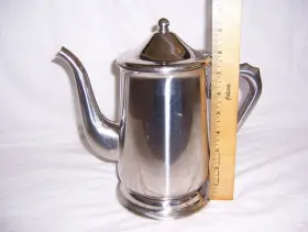 46153 Vollrath Vintage Volrath Stainless Steel Coffee/tea Pot Server Gooseneck 34oz Clean