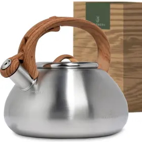 Waldwerk 260737069145 Tea Kettle Stovetop 2.4 Quart - Teapot For Also Induction And
