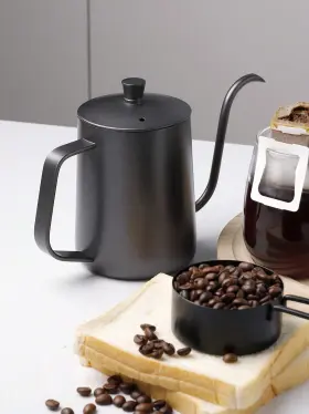 We Wish 800689631577 600ml Stainless Steel Gooseneck Drip Coffee Pot 18-8