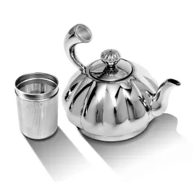 Ngh88601 Wencyzer Pumkin Food Grade 18/8 Stainless Steel Tea Kettle Small Pot With Infuser 12
