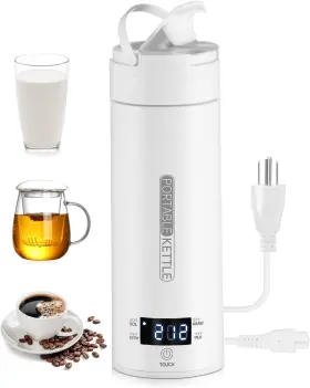 Witways 445050896815 Travel Electric Kettle Portable Small Mini Coffee For Work With 4 Variab