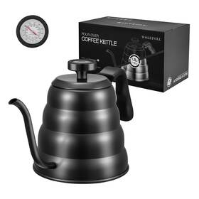 Wolltoll 787803521900 Non-stick Coating Stainless Steel Tea Coffee Kettle With Thermometer Goosenec