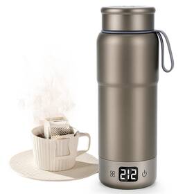 Yanwei Mdo-z303b Pure Titanium Travel Kettle Dual Voltage Portable Electric 110v-240v S