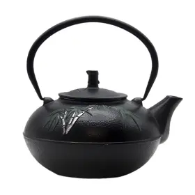 Yjx 711271870277 84.6oz Large Cast Iron Tea Kettle For Stovetop Heavy Teapot With Stainless S