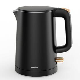 Yoochu 768274649416 Small Electric Kettle 0.8l Water Boiler And Heater 1000w Hot Tea Pot Double