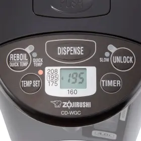 Cd-wgc30ts Zojirushi Micom Water Boiler And Warmer 3.0 Liter Silver Dark Brown P