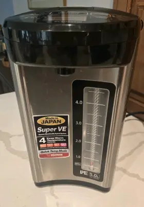 Cv-jac50 Zojirushi 5.0 Liter Ve Hybrid Water Boiler Warmer Stainless Black
