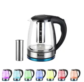 Hd-1861-a Zokop 22701299 Electric Glass Kettle 1.8l 2000w Fast Boil 220v Uk Plug Stock