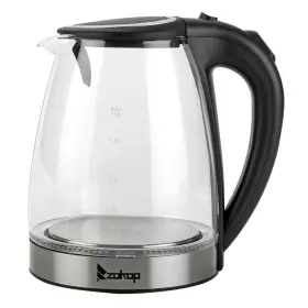 Hd-1857-a Zokop 1.8l Capacity 1500w Electric Kettle Glass Tea Kitchen Home Dorm Blue Led