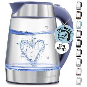 Zulay Kitchen 195702024321 Fast Boiling Electric Water Kettle - 1.7l 1500w Auto Shut-off