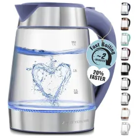 1500w Zulay Kitchen 195702024321 Fast Boiling Electric Water Kettle - 1.7l Auto Shut-off