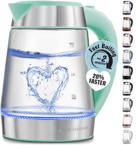 Zulay Kitchen B0d81byvrs Fast Boil Electric Water Kettle - 1.7l 1500w Auto Shut-off
