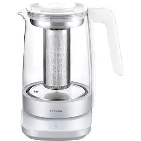 1010352 Zwilling Enfinigy Glass Kettle 1.7l Tea 6 Preset Timer Silver
