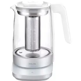 7-cups Zwilling 445026716796 Enfinigy 1.5-l Silver Corded Electric Glass Kettle With Temperature Cont