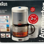 Braun Aromaster KFT16 Rare White Coffee Tea Maker Type 3076 Brewer Filter Cup Used. Price: $65.00.