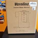 Veroline BT-2001 Instant Water Warmer 1000W Electric 120V Brown New. Price: $50.00.