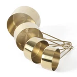 Martha Stewart Richburn 4-PIECE Gold Stainless Steel Measuring Cup Set Dura... New. Price: $27.95.