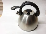Oxo Tea Kettle 18/8 Stainless Steel 2QT 2L Good Grips Click Stovetop Pot Used. Price: $17.99.