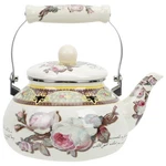 Stove Top Enamel Tea Kettle: Vintage Floral Whistling Pot Farmhouse Water... New. Price: $69.15.