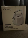 Caraway Home Whistling Tea Kettle Cream New. Price: $150.00.