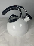 Oxo Good Grip Uplift Whistling Kettle 2 Qt White Enamel Rare Used. Price: $45.00.
