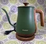Keebar Electric Kettle XH-W081B Gooseneck 0.8L Green Used. Price: $59.99.