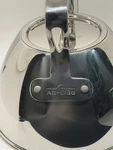 All-clad Stainless Steel Stove Top Tea Kettle, Induction Compatible, 2.0 Qt Used. Price: $75.00.