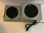 Bunn 11402.0001 Electric Coffee Pot Warmer Two Burners-front To Back Used. Price: $124.99.