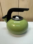Kitchenaid Lime Green Whistling Tea Kettle Pot Used. Price: $21.99.