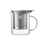 Buydeem 500ML Heat-resistant Glass Teapot W/ Stainless Steel Infuser Basket New. Price: $64.99.