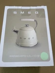 Smeg CKLW2001PG Pastel Green 50'S Retro Style Whistling Kettle (ob) Box Damage Open. Price: $140.00.
