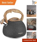 Kettle Stainless Steel 2.7 Quart Food Grade Whistling Teapot All Heat New. Price: $64.98.
