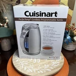 Cuisinart CPK-17P1 Perfectemp Cordless Electric Kettle 1500W Open. Price: $59.00.