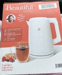 Beautiful Kitchenware 1.7L 1500W Cordless Electric Kettle White Temp Control New. Price: $29.85.