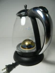 Capresso H2O Plus 6 Cup Glass Electric Water Kettle Boiling Minutes Used. Price: $24.99.