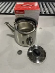 M-max Food Grade Stainless Steel Whistling Kettle, 3L Used. Price: $43.83.