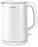 Comfee' Electric And Tea Kettle, 1.5L Double Wall, Stainless Steel Interi New. Price: $46.99.