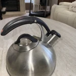 Oxo Pick Me Up Tea Kettle 18/8 Stainless Steel 1.8 Qt Good Grips Stovetop Used. Price: $24.00.