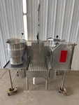 2020 Double Groen TDB-20C 5 Gallon Steam Kettle, Manual Tilt, 2/3 Jacket Used. Price: $6500.00.