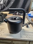 Fellow Electric Clyde Kettle 1.5 Liter Capacity Modern Twist On Stovetop Design Open. Price: $79.99.