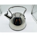 All-clad Stainless Steel Whistling Tea Kettle Quart Mirror Polished E50022 New. Price: $86.00.