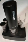 Moocoo Electric Wine Bottle Opener With Charging Base, Cordless KP3-361802D-BS. Price: $19.99.
