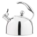 2.6 Qt. 10-CUPS Stainless Steel Whistling Kettle With 3-PLY Base, Mirror Finish New. Price: $117.99.
