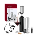 Circle Joy Electric Wine Opener Set 4-IN-1 With Rechargeab... Fast Ship New. Price: $45.10.