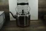 Bonjour Qt Stainless Steel Copper Bottom Vintage Gooseneck Tea Kettle Q22C Used. Price: $59.99.