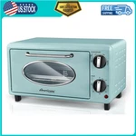 Elite Gourmet Americana ETO147M Retro Toaster Oven 1000W, Fits 8" Pizza, Mint New. Price: $82.64.