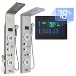 Ello&allo Stainless Steel Shower Panel Tower System Rainfall Head Massage Faucet New. Price: $129.00.