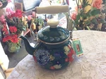Pioneer Woman Dazzling Dahlias Tea Kettle Enamel Steel 1.9-QUART New With Tag. Price: $49.95.